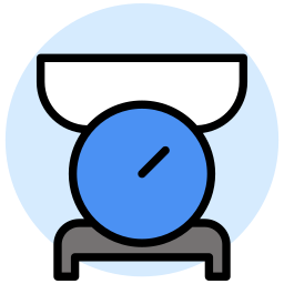 Kitchen scale icon