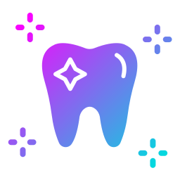 Clean tooth icon