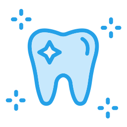 Clean tooth icon