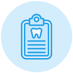 Dental checkup icon