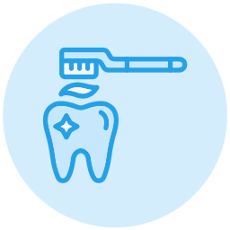 limpieza dental icono