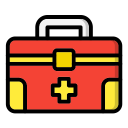 First aid kit icon