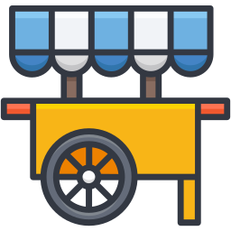 Food cart icon