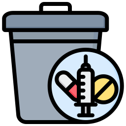 biomedizinischer abfall icon