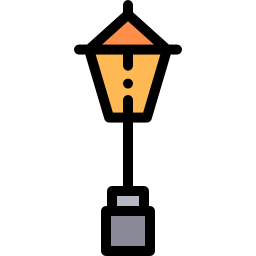 Street lamp icon