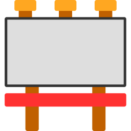 panneau d'affichage Icône