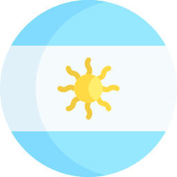 bandiera dell'argentina icona