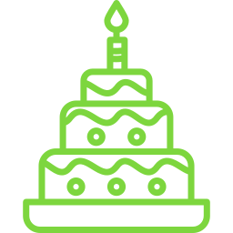 Wedding cake icon