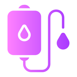 Blood bag icon