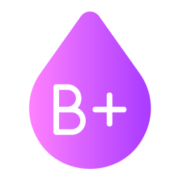 grupa krwi b ikona