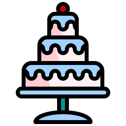 Wedding cake icon