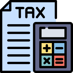 Tax calculate icon