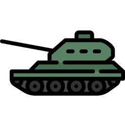 carro armato di guerra icona