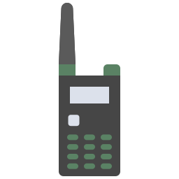 militaire radio icoon