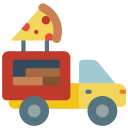 pizza liefern icon