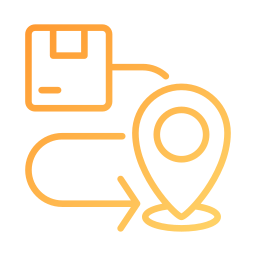 Tracking delivery icon