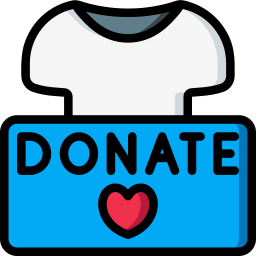 donación de ropa icono