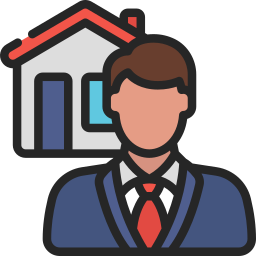 Real estate agent icon
