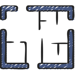 plano de casa icono