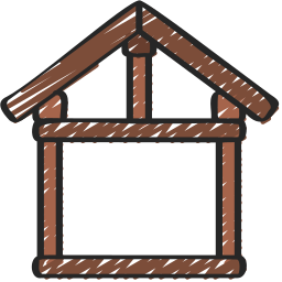 Frame house icon