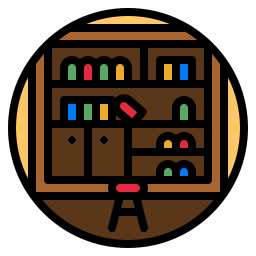 Bookshelf icon