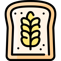 Whole wheat bread icon