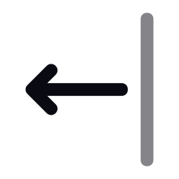 왼쪽으로 이동 icon