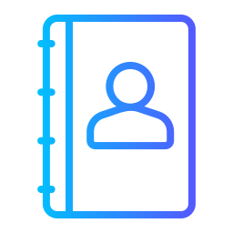 Contact book icon