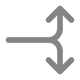 intersección y icono