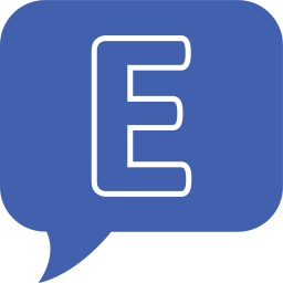 Letter e icon