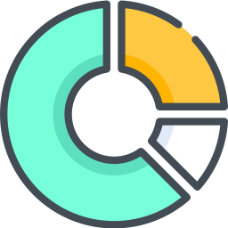 diagramme circulaire Icône