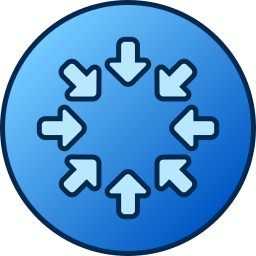 Arrows circle icon