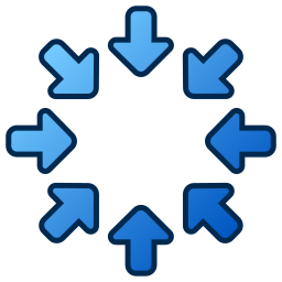 Arrows circle icon