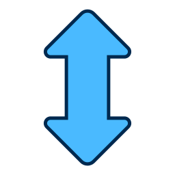 上下の矢印 icon