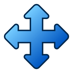 Four arrows icon