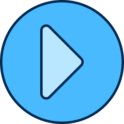 reproducir flecha icono