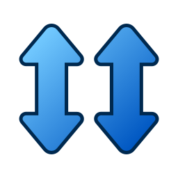 Up and down arrows icon