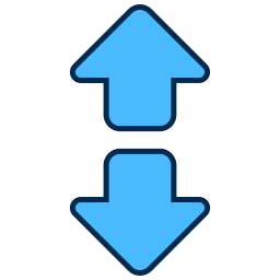 Up and down arrow icon