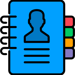 Contact book icon