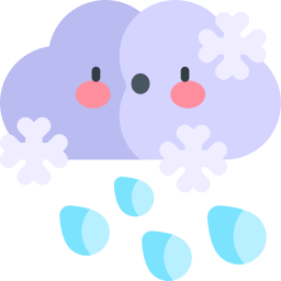 lluvia helada icono