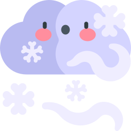 tempesta di neve icona