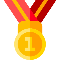 medalla de oro icono