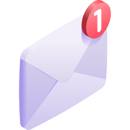 correo 3d icono