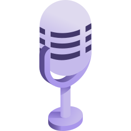 mikrofon 3d ikona