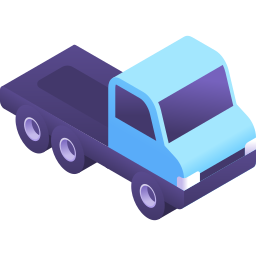 3d truck icon