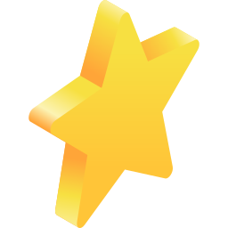 gwiazda 3d ikona