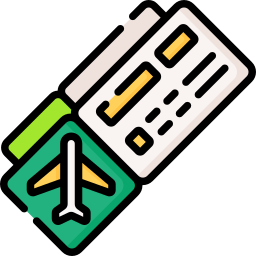 Plane ticket icon