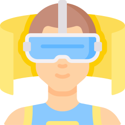 gimnasio de realidad virtual icono