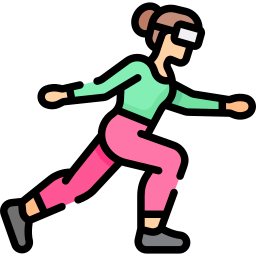 Female fitness icon