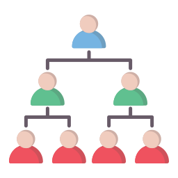 Organization structure icon